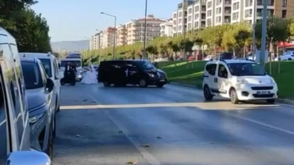 Bursa'da düğün konvoyuna ceza yağdı!
