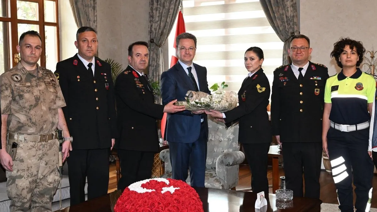 Jandarma teşkilatının 185. kuruluş yıldönümü Manisa'da kutlandı