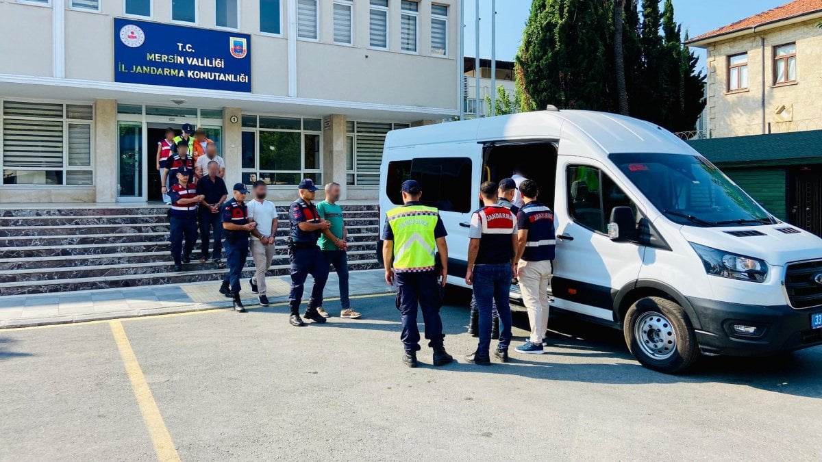 Mersin'de terör operasyonu: 9 şüpheli yakalandı