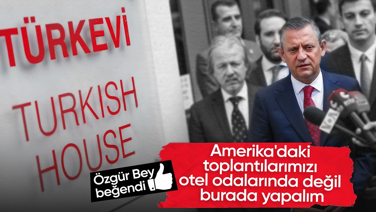 CHP Genel Başkanı Özgür Özel Türkevi'nde