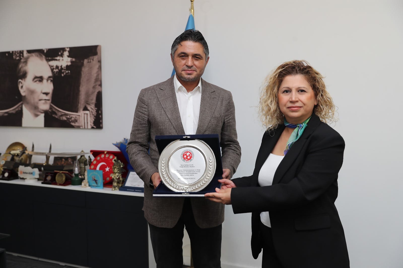 Ege Masterler Federasyonu'ndan Başkan Serkan Acar'a Ziyaret