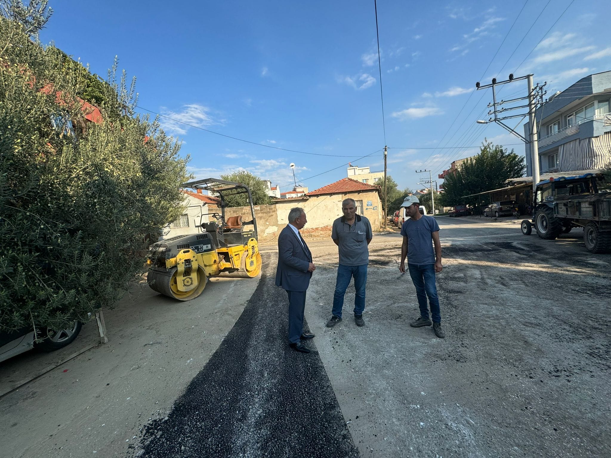 Güneş Mahallesi’nde asfalt çalışmaları başladı
