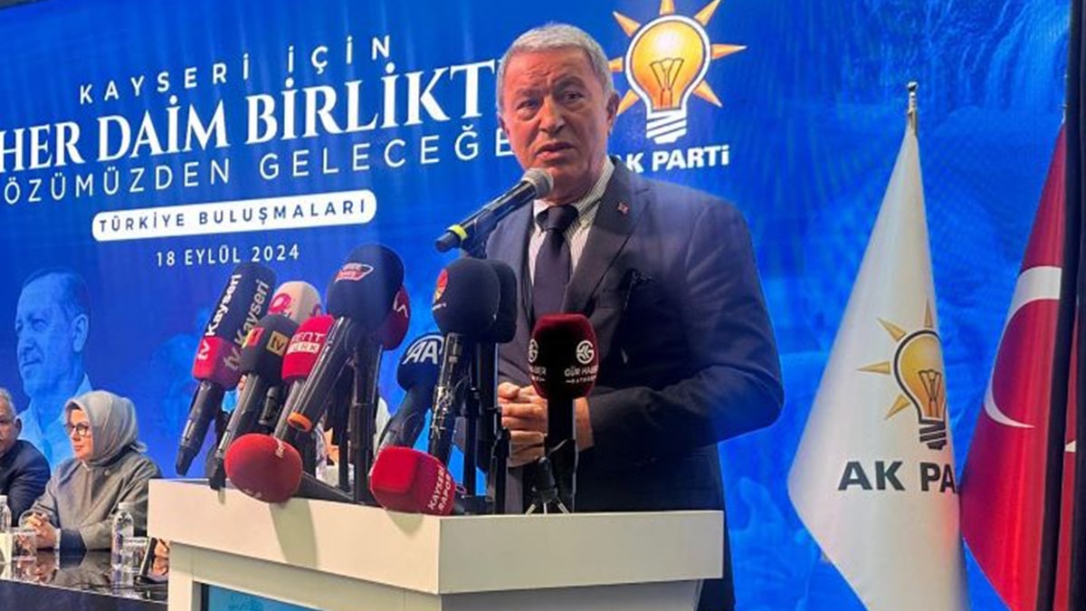 Hulusi Akar tepki çeken sözlerini yineledi