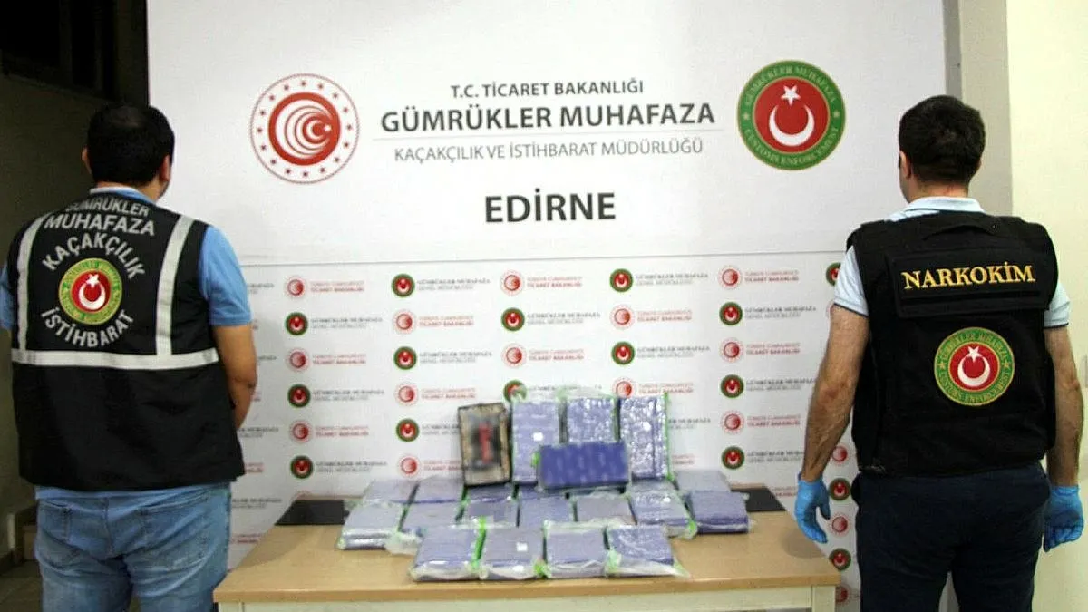 İzmir'de 6,1 ton kaçak tütün, Kapıkule'de 28 kilo kokain ele geçirildi