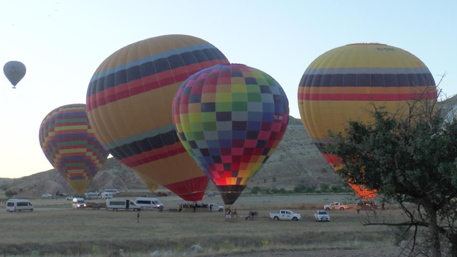 Kapadokya'da balon turları iptal edildi