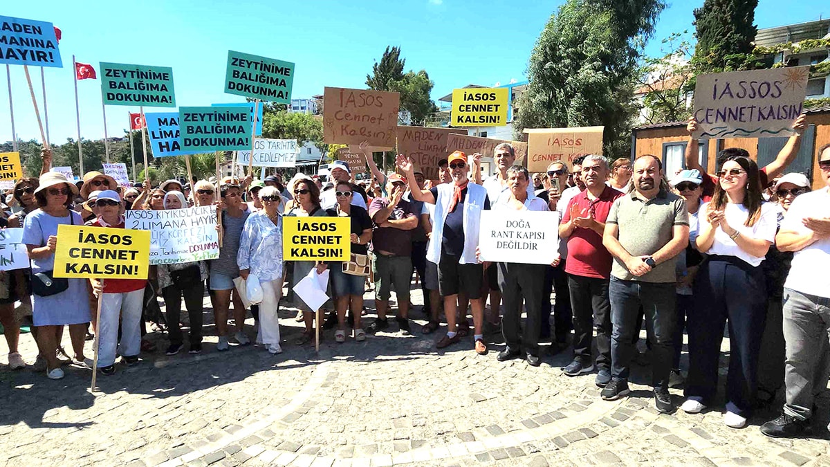 Muğla, antik kentte maden limanına karşı ayakta: "Tarih yok olacak"