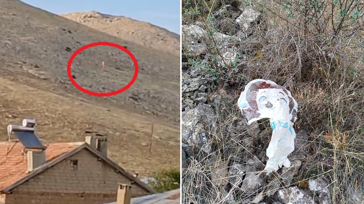 Paramotor ihbarı 'balon' çıktı