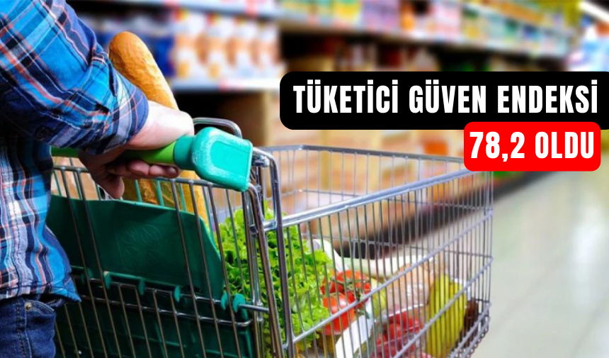 Tüketici güven endeksi 78,2 oldu