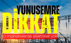 Yunusemre 23 Kasım 2024 elektrik kesintisi