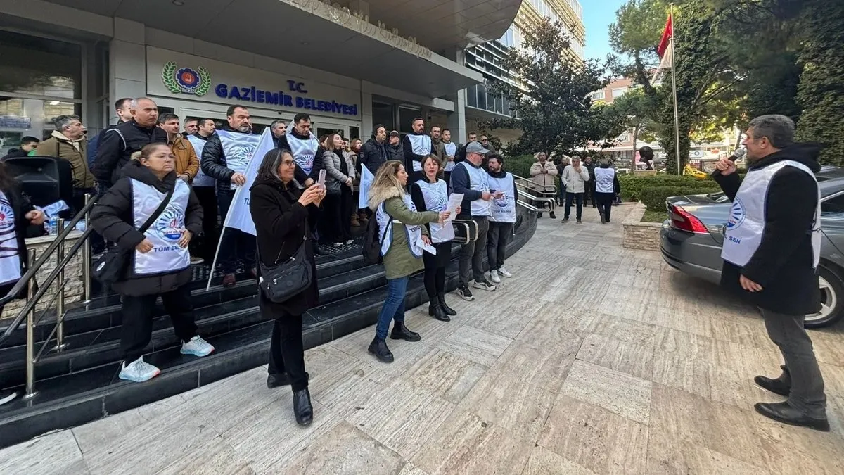 Gaziemir’de TİS krizi! Önce işçiler şimdi de memurlar ayaklandı: