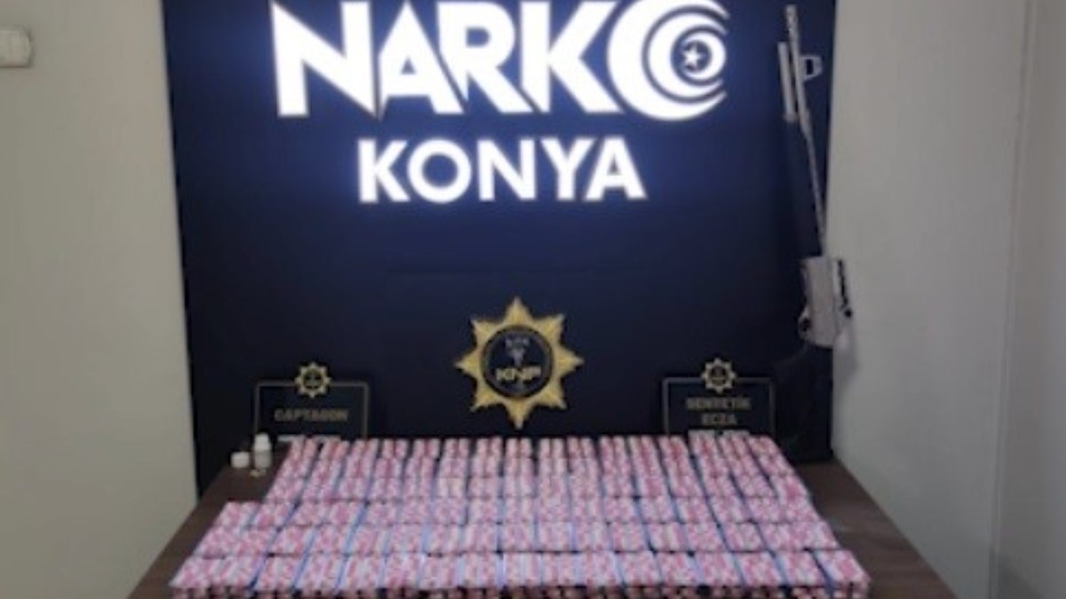 Konya'da uyuşturucu tacirlerine operasyon