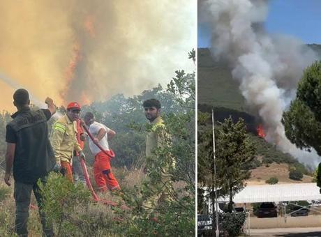 Bursa'da orman yangını! Bölgede enerji akışı kesildi