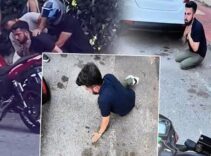 Kask kamerası can pazarını kaydetti! Heimlich manevrasıyla hayata döndürdü