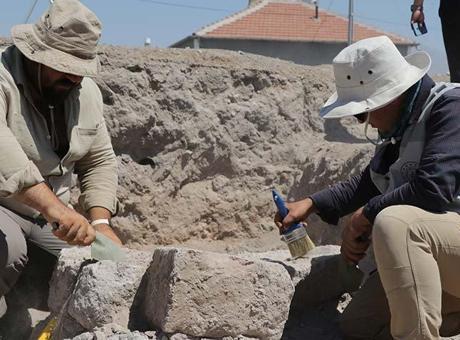 İç Anadolu'nun en büyük mozaik kazı çalışmasında heyecanlandıran gelişme