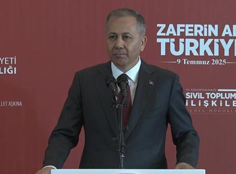 İçişleri Bakanı Yerlikaya: Biz bu darbenin izini silmekle, bir ihanetin daha tekrarını önlemekle mükellefiz