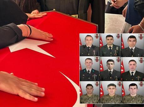 Türkiye ağlıyor! Metan gazından şehit olan askerlere son veda