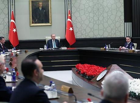 Cumhurbaşkanı Erdoğan başkanlığında toplanan Kabine sona erdi