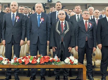 Erdoğan, AYM’nin yıl dönümü törenine katıldı