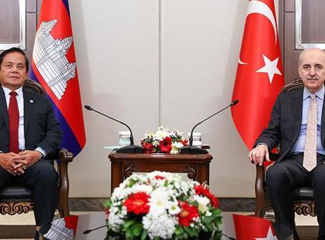 TBMM Başkanı Kurtulmuş, Borith'i kabul etti