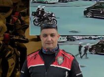 Araç kullanırken boğazına erik kaçan sürücüyü polis kurtardı