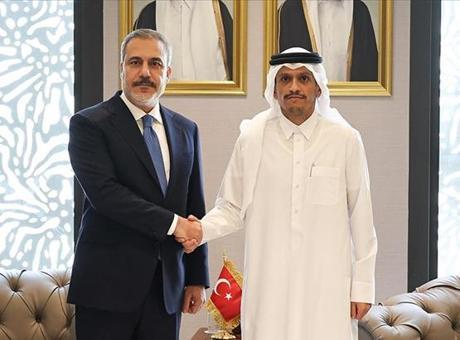 Dışişleri Bakanı Hakan Fidan, Katarlı mevkidaşı Al Sani ile görüştü