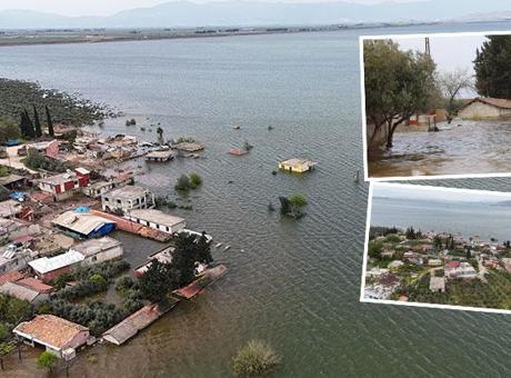 Hatay'da boş kalan baraj taştı! Köyler suya gömüldü