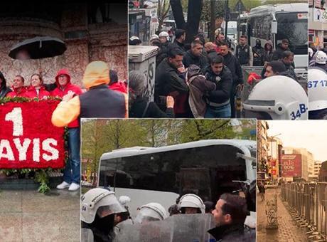 İstanbul'da 1 Mayıs! Polis müdahalesi geldi, gözaltılar var..