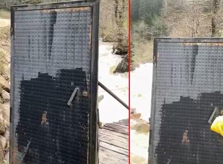 Karadeniz zekası sınır tanımıyor! 'Rize işi kilitli köprü'