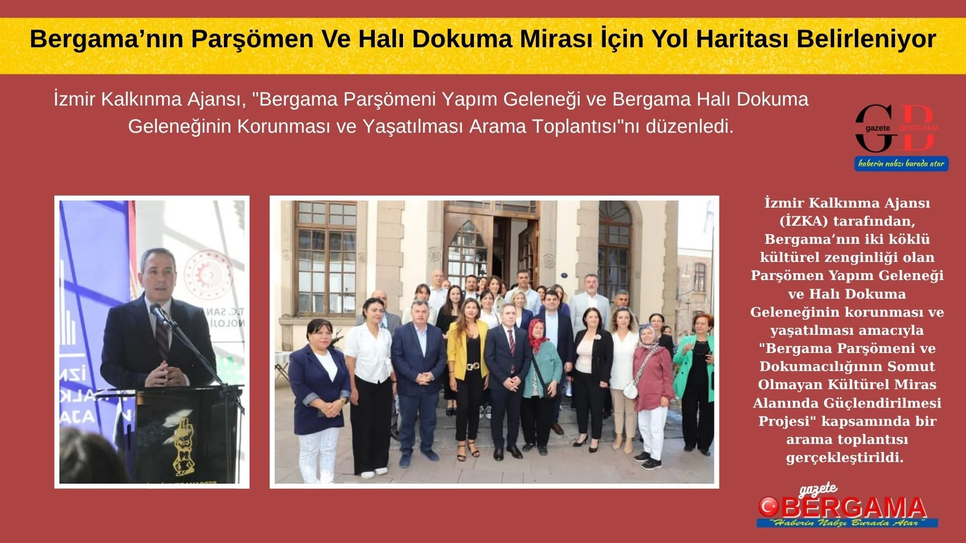 Bergama’nın Parşömen Ve Halı Dokuma Mirası İçin Yol Haritası Belirleniyor