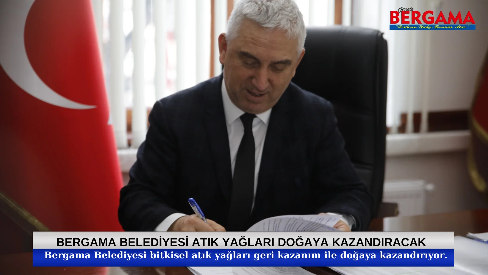 BERGAMA BELEDİYESİ ATIK YAĞLARI DOĞAYA KAZANDIRACAK