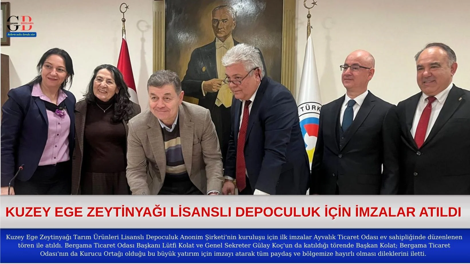 KUZEY EGE ZEYTİNYAĞI LİSANSLI DEPOCULUK İÇİN İMZALAR ATILDI