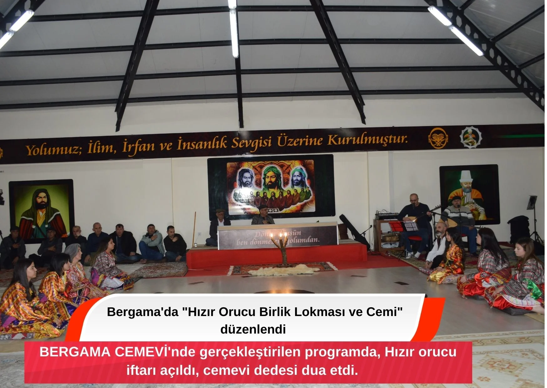 Bergama’da “Hızır Orucu Birlik Lokması ve Cemi” düzenlendi