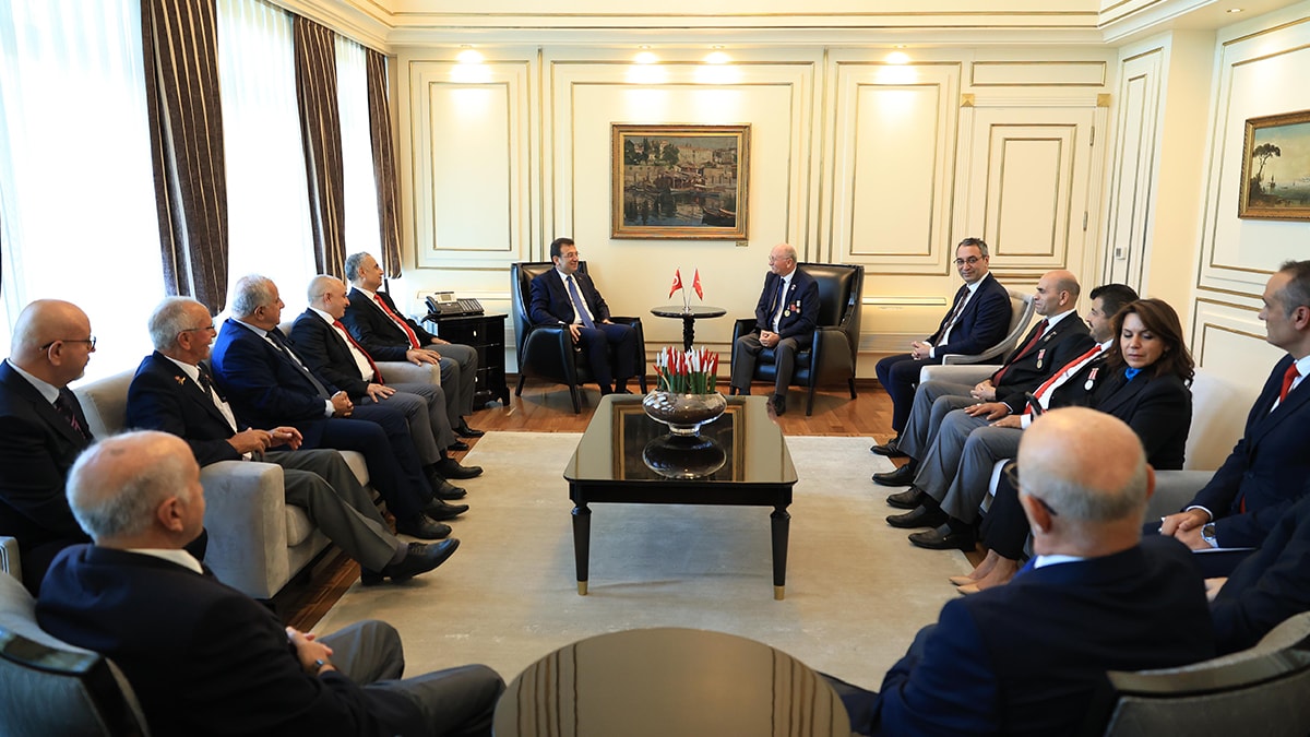 İmamoğlu gazileri ağırladı
