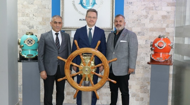 Manisa Valisi Enver Ünlü'den İMEAK DTO Aliağa Şubesi'ne Ziyaret