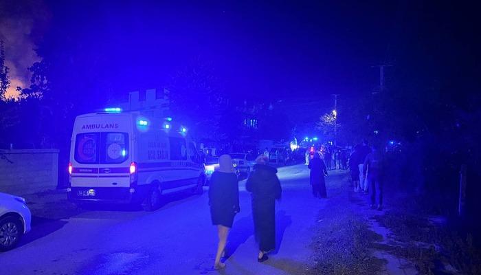 Sakarya'da iki katlı ahşap ev, depo ve ahır yandı