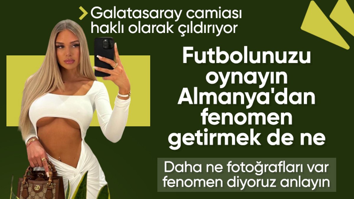Galatasaraylı genç bir futbolcu, Almanya'dan OnlyFans yayıncısı çağırdı