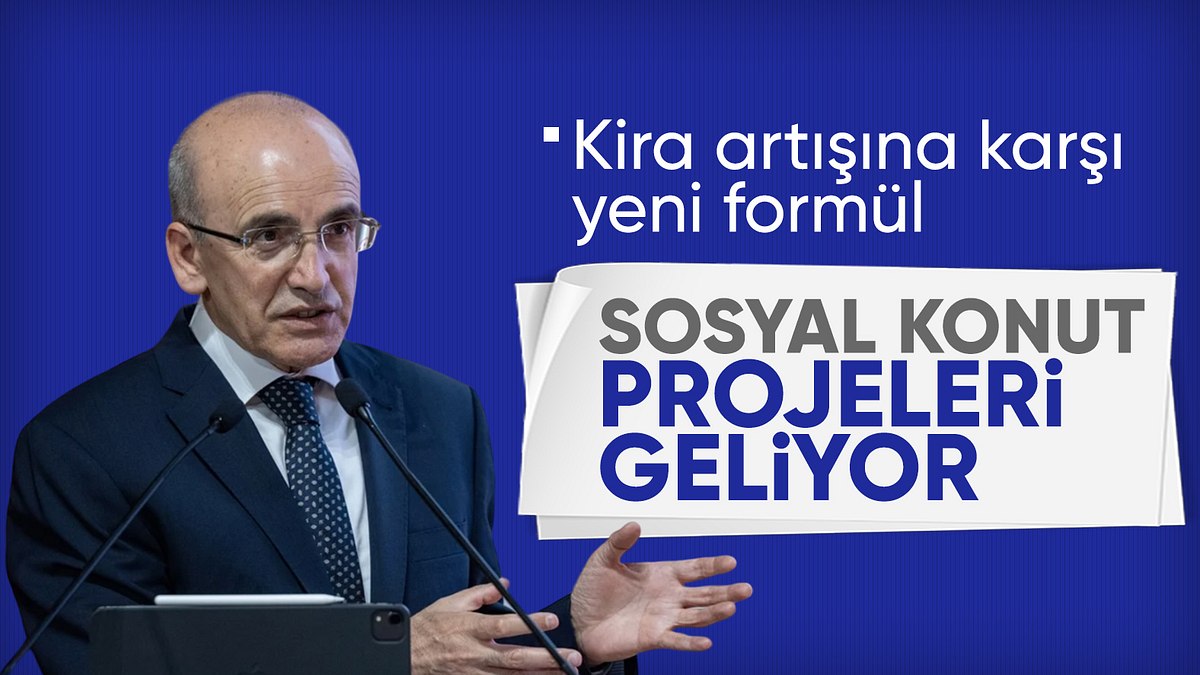 Mehmet Şimşek'ten dar gelirliye sosyal konut müjdesi