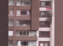 Ankara'da bir binada yangın: Mahsur kalanlar kurtarıldı