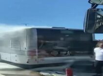 Beylikdüzü’nde metrobüste korkutan yangın