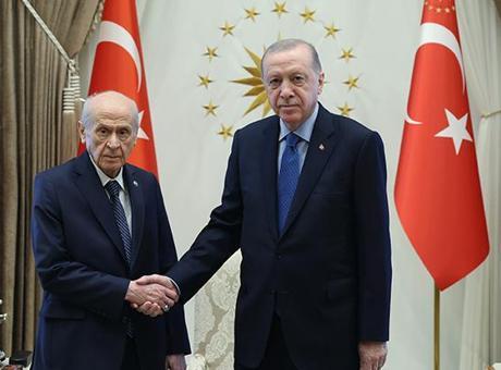 Cumhurbaşkanı Erdoğan, Bahçeli ile telefonda görüştü
