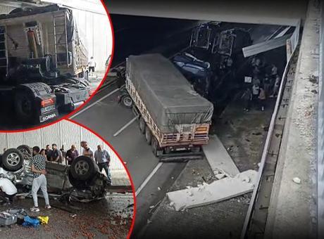Kastamonu'da feci kaza! Otomobil, TIR'a çarptı: 3 ölü, 5 yaralı