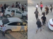 Kaza sonrası çıkan kavgayı ayırmak isteyenlere bıçaklı saldırı! Dehşet anları kamerada: 1 ölü, 3 yaralı