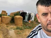 Korkunç kaza! TIR devrildi sürücü öldü, eşi ve çocukları yaralandı