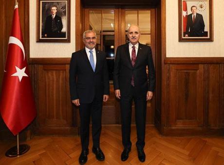 Kurtulmuş, Cenevre'de BM Daimi Temsilciliğini ziyaret etti