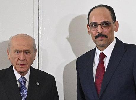 MİT Başkanı İbrahim Kalın'dan Meclis'te Terörsüz Türkiye ziyaretleri