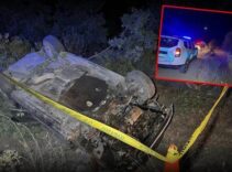 Uşak'ta kontrolden çıkan otomobil şarampole devrildi: 1 ölü, 2 yaralı