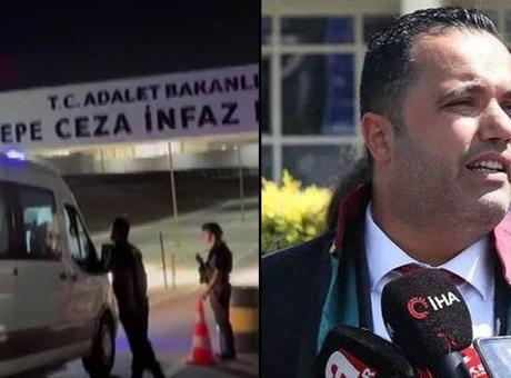 Avukat Rezan Epözdemir, Çorlu'da cezaevine konuldu