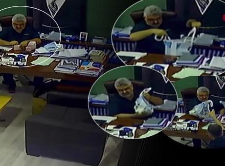 İBB soruşturmasında yeni rüşvet görüntüsü: Önceden sayarak hazırladı, böyle teslim etti