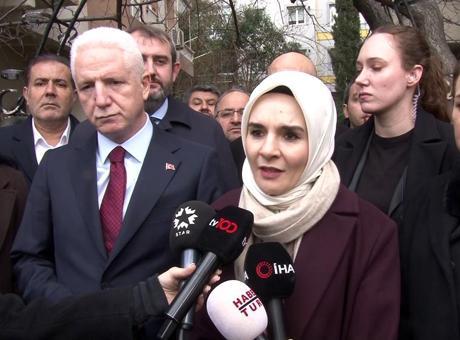 Atlas Çağlayan'ın ailesine taziye ziyareti: Aile Bakanı Göktaş: 'Ailenin acısını çok derinden paylaşıyoruz'