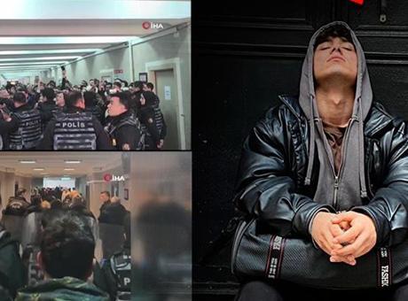 Hakan Çakır davasında gerginlik! Adliye koridoruna polis sevk edildi